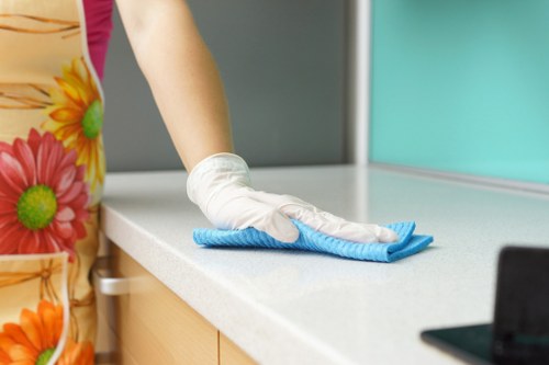Professional mattress cleaning in Harrow with deep vacuuming and stain removal