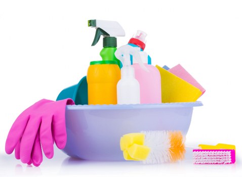 Charity partnership and reuse of suitable cleaning materials